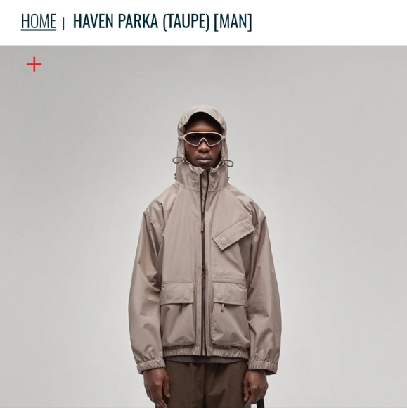 The Arrivals Other - The Arrivals Jacket Mens Large Heavy Rain Parka Safari Hoodie Windbreaker Casual